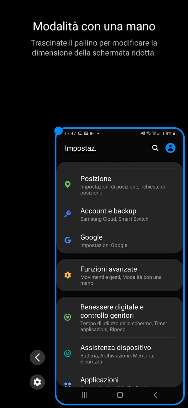 Smartphone Android, come ridurre lo schermo