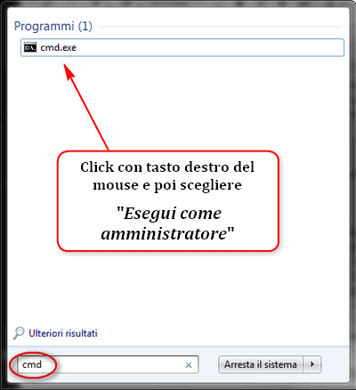 Come aprire il prompt dei comandi (DOS). CMD.exe
